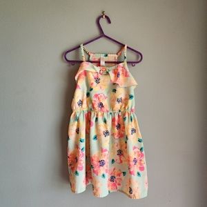 Girls 5t Light green floral dress